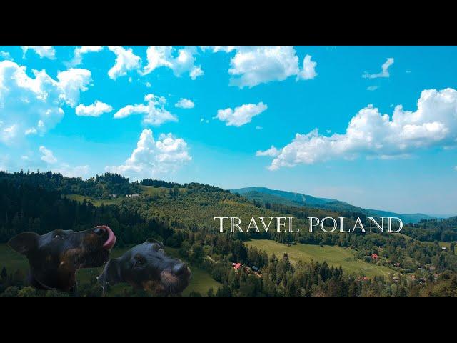 Holiday rest in Beskid mountains *Drone video*