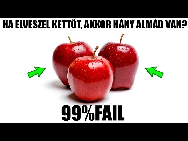 AZ IDIÓTA TESZT! [LEGJOBB] 99% FAIL! [LEGJOBB]