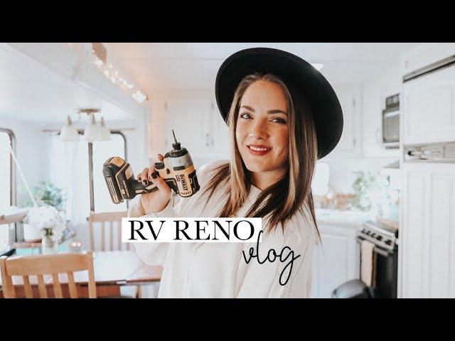 RV RENOVATION ON A BUDGET!! | UPDATE TOUR + HOW TO PAINT AN RV + HOW TO INSTALL EASY CURTAINS!