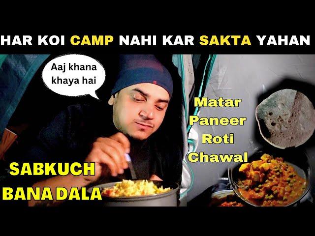 River Side Night Camping me Banaya Matar Paneer | Camping in Uttarakhand @NishantViews