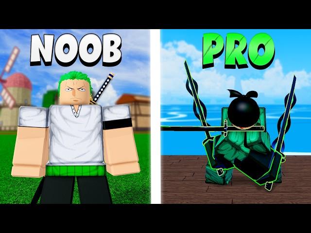 Blox fruits, Noob To Pro as Zoro but all NPCs are Alive