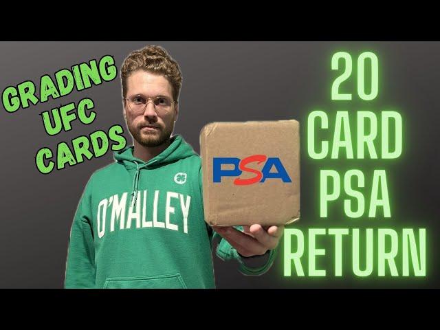 Submitting 20 UFC Cards to PSA for Grading | How to Submit, Card Cleaning, Packaging & Return