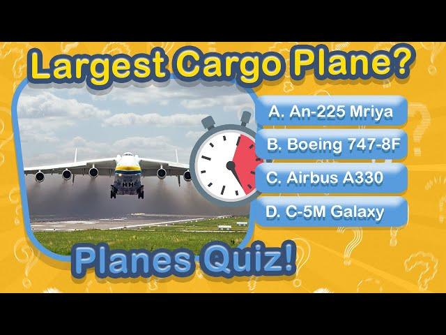 Only TRUE Pilots Can Answer All These Questions! Planes & Aviation Quiz & Trivia!