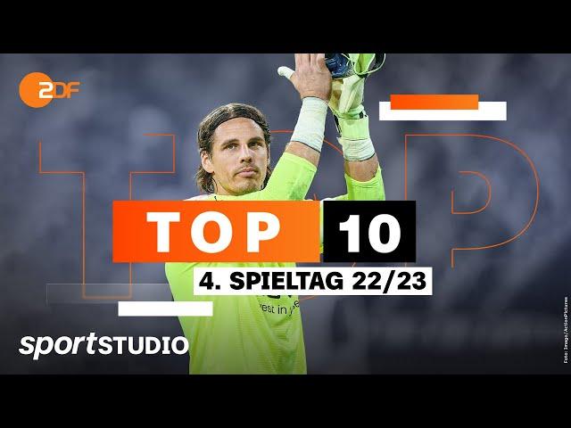 Top 10 des 4. Spieltags 2022/23 | Bundesliga | sportstudio