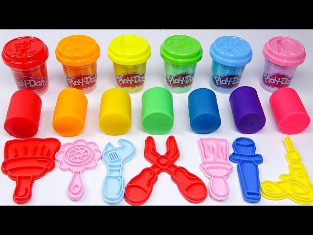 Creating and Learning Colors Tool’s Name with Play Doh | Colorful Fun with Making Tools for Toddlers