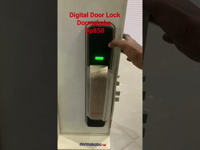 #dormakaba DDL DP850, The most beautiful and high quality digital lock in #India #jaipur