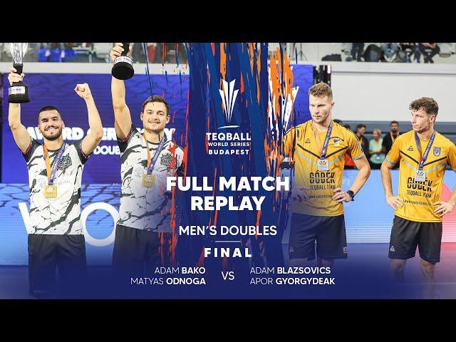 Teqball World Series 2024 - Budapest | Men's Doubles, Finals | Full Match