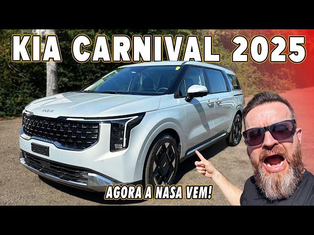 NOVO KIA CARNIVAL 2025 - Minivan Que Surpreende Em Tudo!