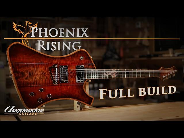 My most personal Guitar Build yet - Phoenix Rising Build Compilation | Full Guitar Build