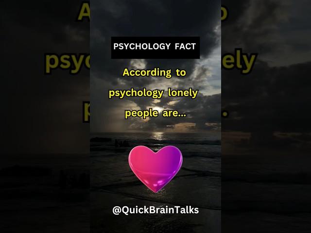 Psychology facts:  The hidden gift of loneliness: a surprising psychological fact#loneliness#shorts