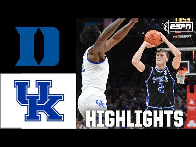 Duke Blue Devils vs. Kentucky Wildcats | Full Game Highlights | ESPN College Basketball