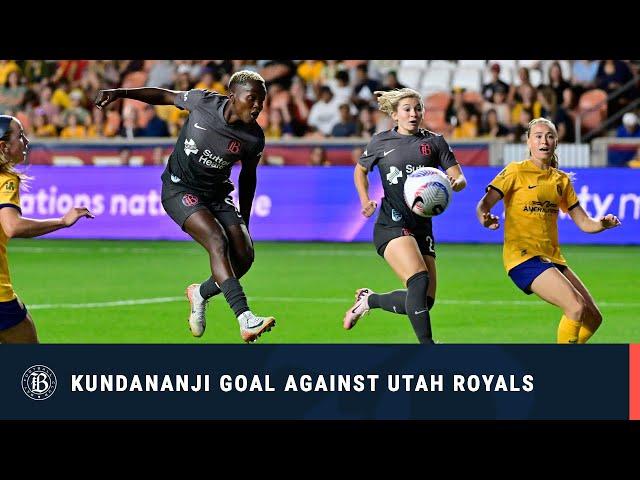 Bay FC Goal by Kundananji against Utah Royals