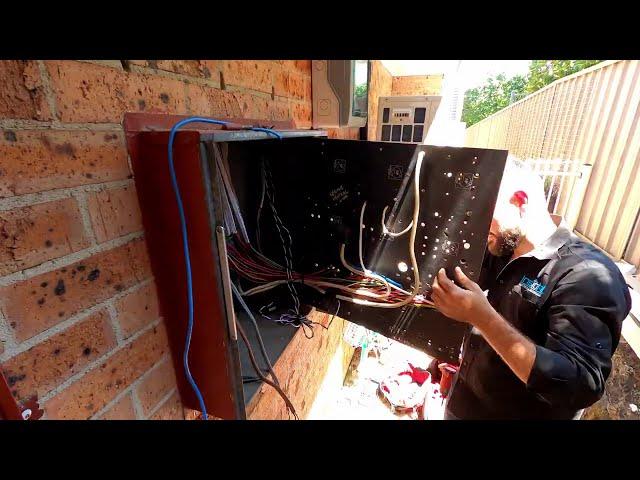 Home Electrical Switchboard Upgrade - Time Lapse 2