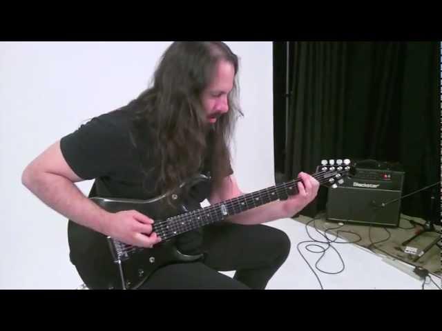 John Petrucci in the Guitar World Studio