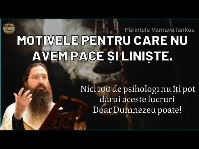 Părintele Varnava Iankos: Nici 100 de psihologi nu îți pot dărui aceste lucruri... Dar cine poate?