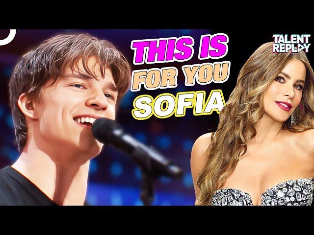 Sofia LOVED Prodigy Alex Sampson's Beautiful Voice | America's Got Talent 2024