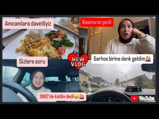 Günlük Vlog|sizlere soru⁉️| Is yerinde basima ne geldi|Amcamlara davetliyiz|Gelinimiz neler yapmis