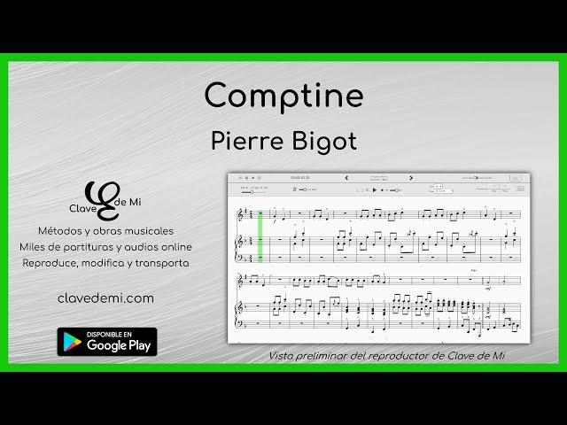 COMPTINE - Pierre Bigot [🟢 Nivel 1] PLAY ALONG (Trompeta)