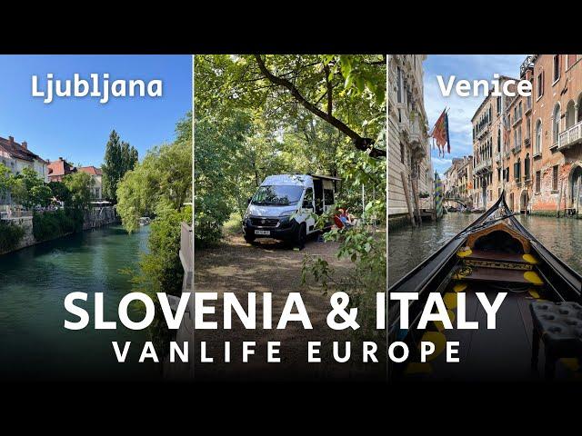 SLOVENIA & ITALY Van Life | Exploring Ljubljana & Venice | Self-Build Campervan Conversion