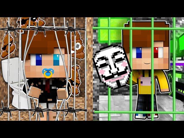 ТЮРЬМЫ ЧИТЕРА ПРОТИВ ТЮРЬМА НУБА В МАЙНКРАФТ 100% ТРОЛЛИНГ ЛОВУШКА MINECRAFT