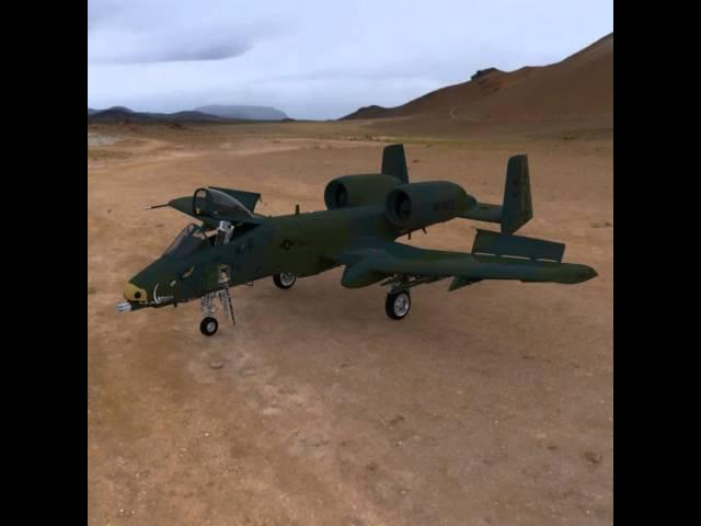 A-10 Thunderbolt II 3D model from CGTrader.com