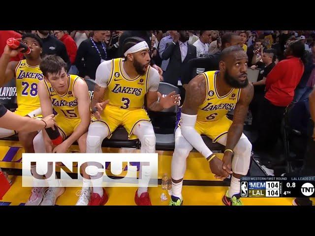 Final 5:04 WILD End of Regulation Grizzlies vs Lakers Game 4 UNCUT | April 24, 2023