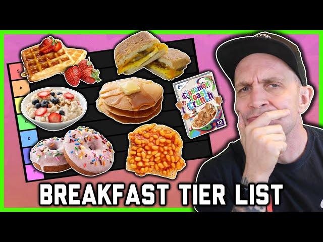 Ranking BREAKFAST FOODS (cereal fans in shambles...)