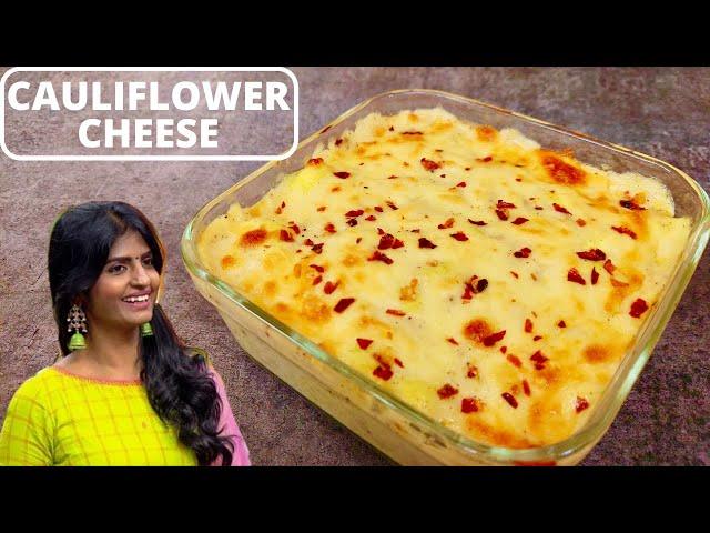 Cauliflower Cheese | Baked Cauliflower | Cauliflower recipes | Abithas Kitchen | Bake | White Sauce