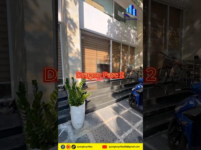 Bán biệt thự Dragon Parc 2 dt 8x21 trệt 3 lầu giá 17.5 tỷ hđ thuê 30 tr/th hướng Tây Nam #dragon
