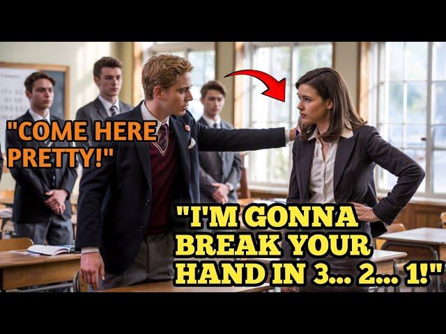 Bullies SLAP Teacher, SHOCKED When She REVEALS Her SECRET Martial Arts Skills!