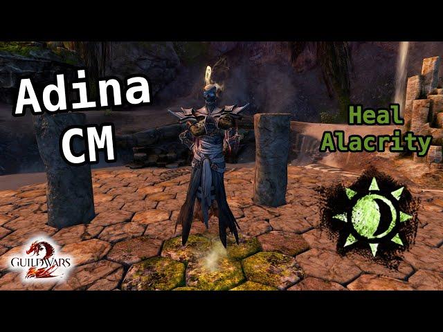 Gw2 | Cardinal Adina CM | Pillar Skip + Hand Split | Heal Alacrity Druid | Tank | Soloheal