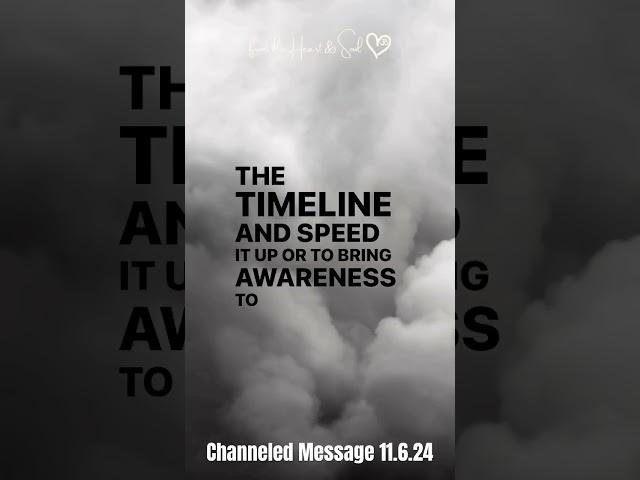 Channeled Message for 11.6.24 or whenever you are seeing this.