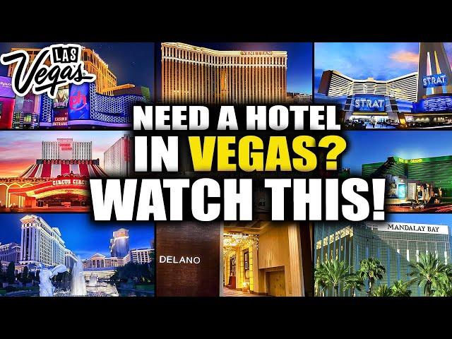 COMPLETE LAS VEGAS Hotel Guide! EVERY Room Tour, Bed Test & Pool Review (The Strip)