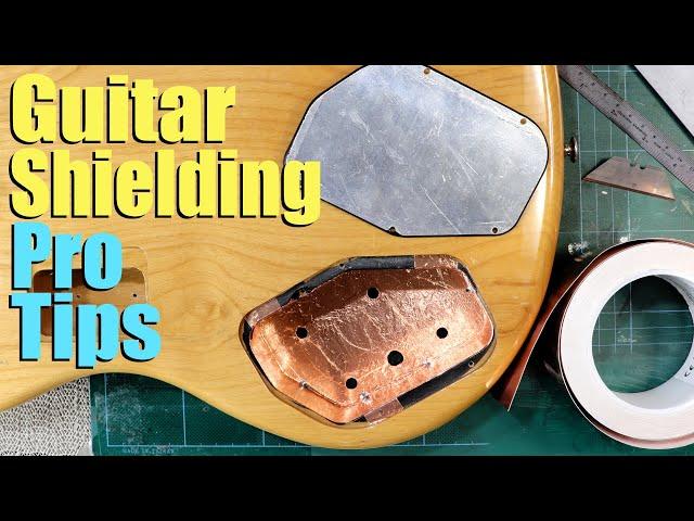 Guitar Shielding with Copper Tape, How To...