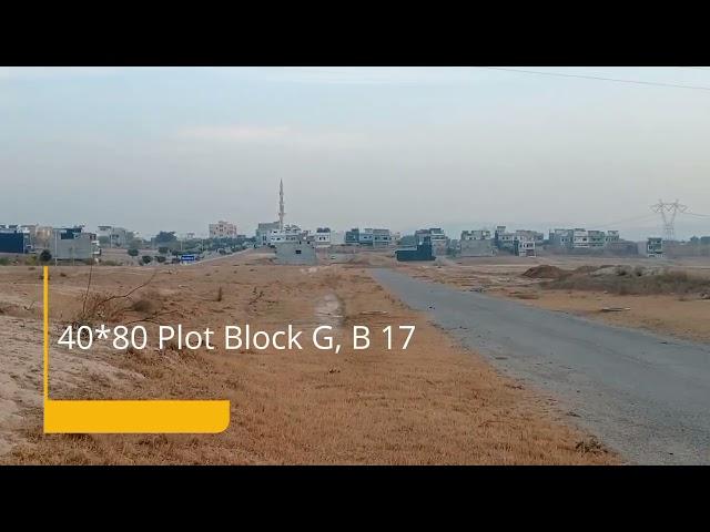 14 Marla plot for sale in block G of B 17 Multigarden MPCHS at investor rate| Sold