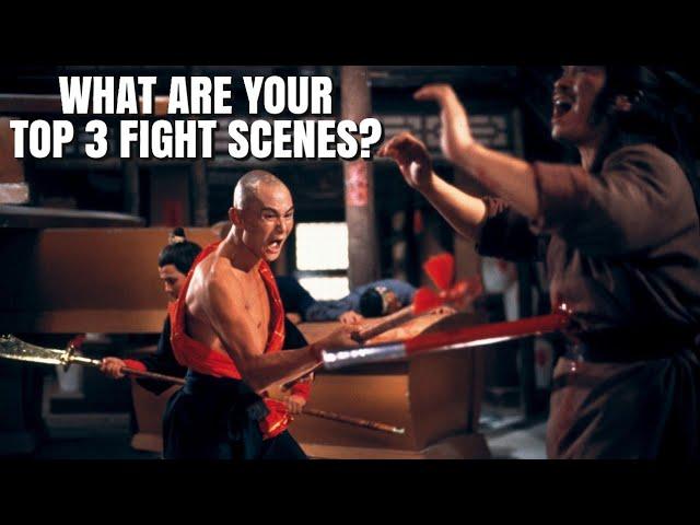 GIVEAWAY! -What are your top 3 Fight Scenes of all time? - (1 being the best)