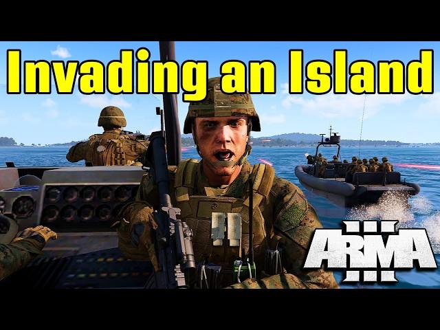 60 Simulate a Naval Invasion | Arma 3 Zeus