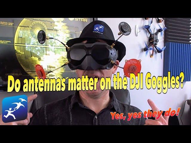 DJI Digital FPV Goggles System – How much of a difference do patch antennas make on 25mw?