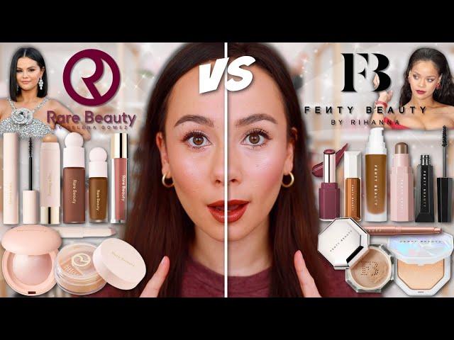 RARE BEAUTY VS FENTY BEAUTY! WHICH ONE IS BETTER?!