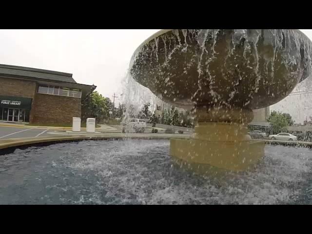 Library Fountain ... GoPro 3/Feiyu-Tech G4 gimbal