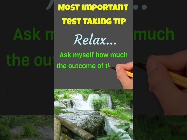 Most IMPORTANT Test Taking Tip ️ #testtakingtips #examtips