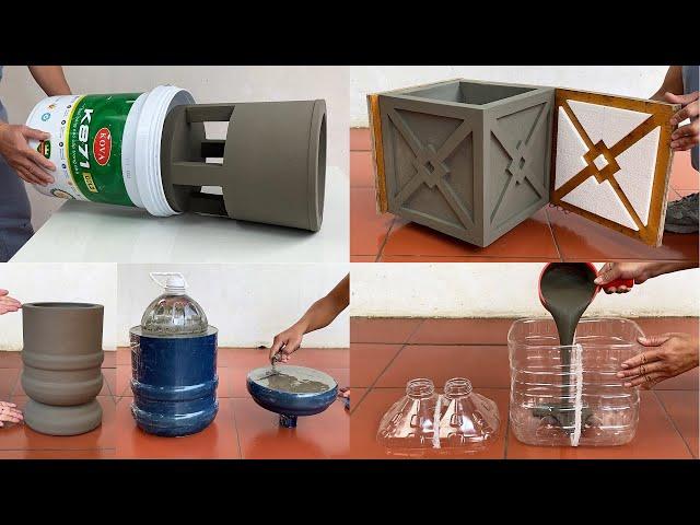 Outstanding Creative Ideas For Cement Plant Pots / DIY Make Gifts For Your Family