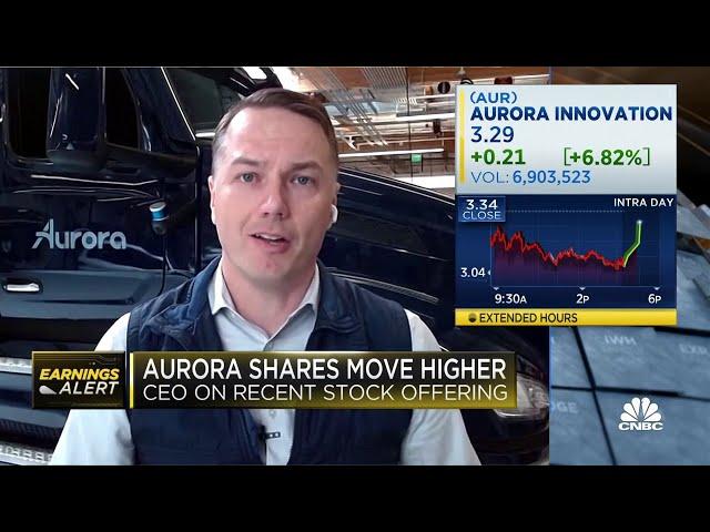 There's very little legal headway for our self-driving trucks, says Aurora CEO Chris Urmson