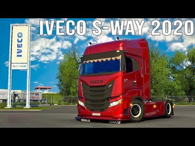 IVECO S-WAY Realistic Driving Euro Truck Simulator 2 POV Drive Gameplay 4K ETS2 1.53