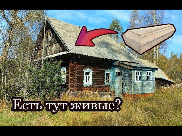 НАЙДЕННОЕ В ДОМЕ МЕНЯ ПОРАЗИЛО! Уютная заброшенная деревня на опушке леса.