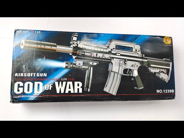 Pubg m4 Assault rifle Toy gun Unboxing and Testing | Unboxing Zone