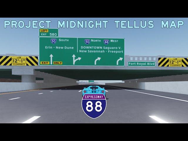 Checking Out Roblox Project Midnight Tellus Map - E-88 Tour