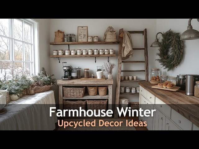 Farmhouse Winter Wonderland: Upcycled Decor Ideas You’ll Love