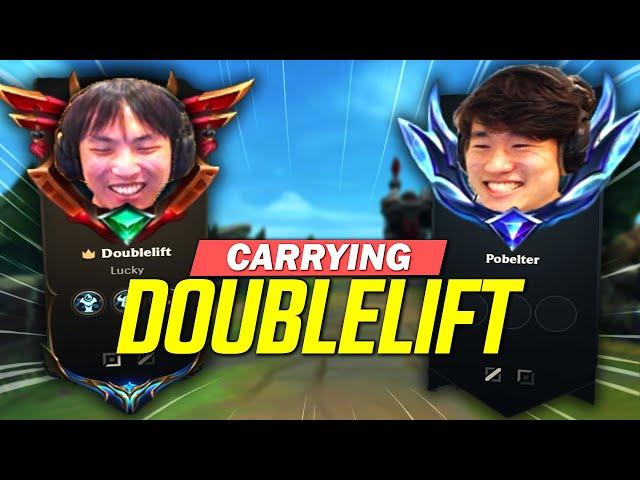 @doublelift Duo Queue but he Runs it Down w/ Olleh