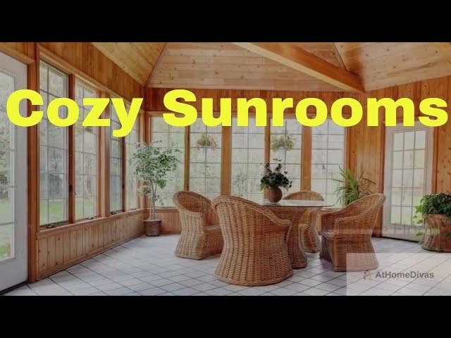 Cozy Sunrooms - Design Ideas